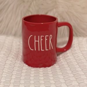 Rae Dunn 'CHEER' Red Christmas Mug